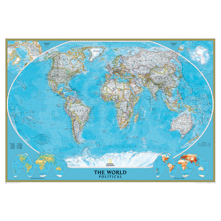 NATIONAL GEOGRAPHIC World Classic Wall Map, Mural RE00622007